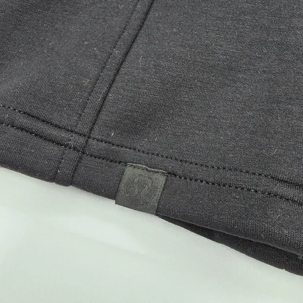 NWT Lululemon Atheltica Women's Gathered Waist Crew Pullover Black Size 10
